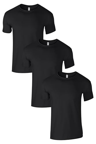 Have It Tall Herren Fashion Fit Tall T-Shirt 3-Pack Schwarz Medium Tall von Have It Tall