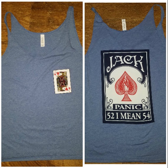 Jack Damen Tank Top Weit Verbreitetes Panik Lot Shirt Jack Damen Tank Top Weit Verbreitetes Panik Lot Shirt von HaveAGoodShow