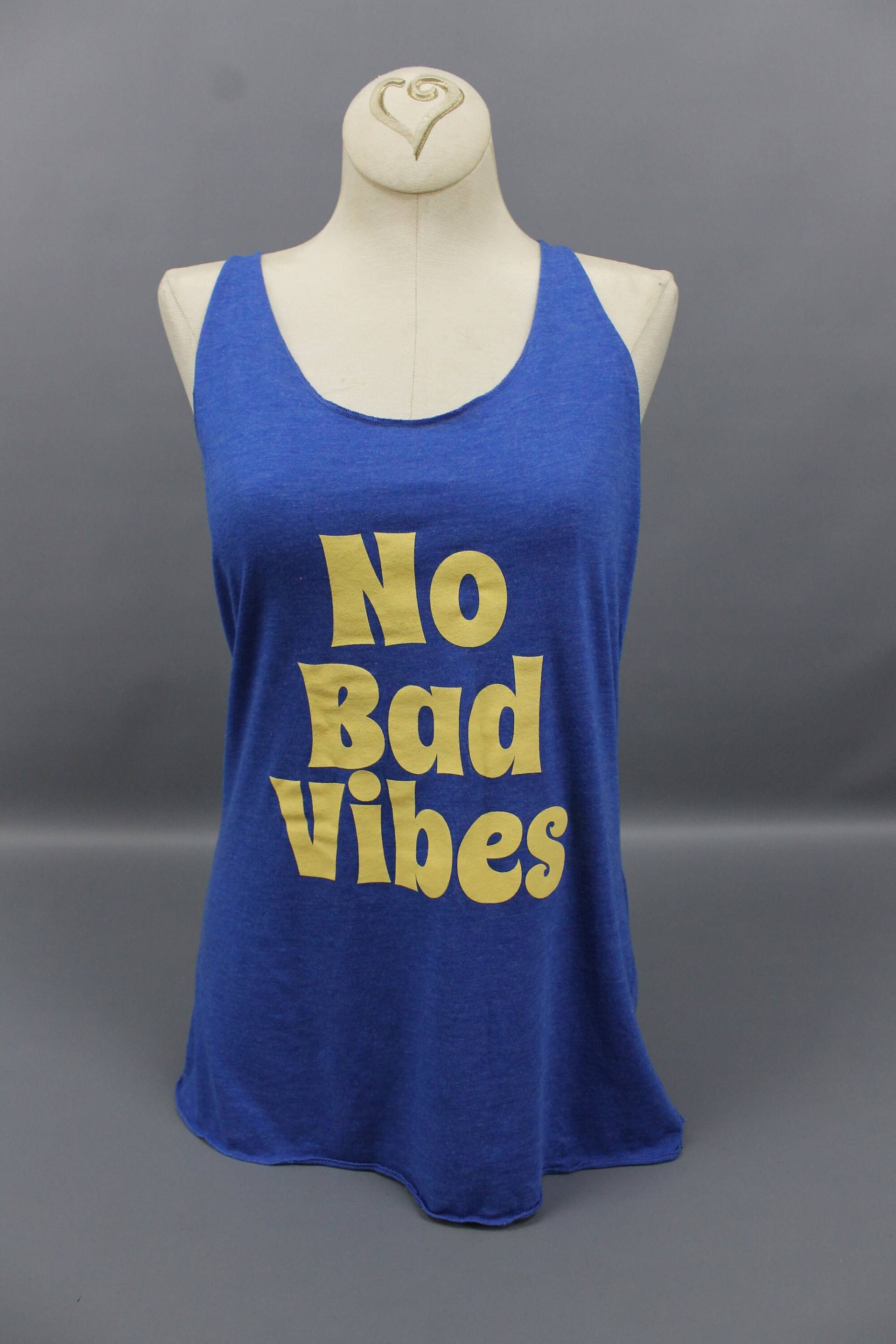 No Bad Vibes Tri-Blend Damen Tank Top No Bad Vibes Tri-Blend Damen Tank Top von HaveAGoodShow