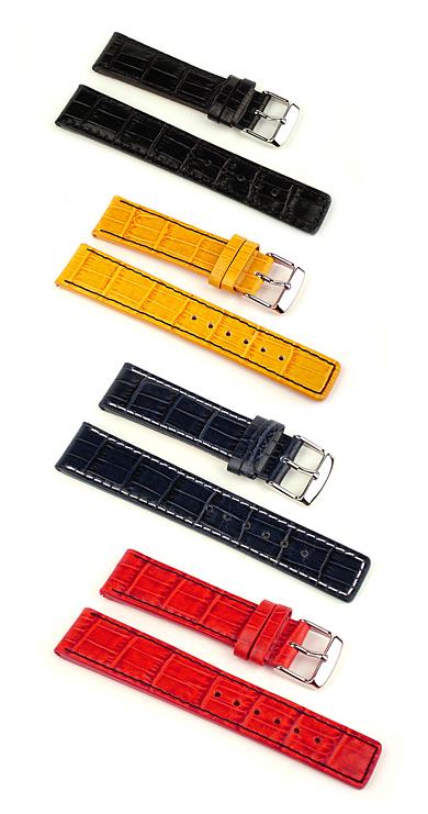 Set 4 Leder Uhrenarmbänder 22mm, Edelstahlschliesse - Schwarz-Blau-Rot Gelb , Push-Pin System- Wechsel in Sekunden-Top Qualität- 9, 90 Euro Set 4 Leder Uhrenarmbänder 22mm, Edelstahlschliesse - Schwarz-Blau-Rot Gelb , Push-Pin System- Wechsel in Sekunden-Top Qualität- 9, 90 Euro von HaveToHaveCollects