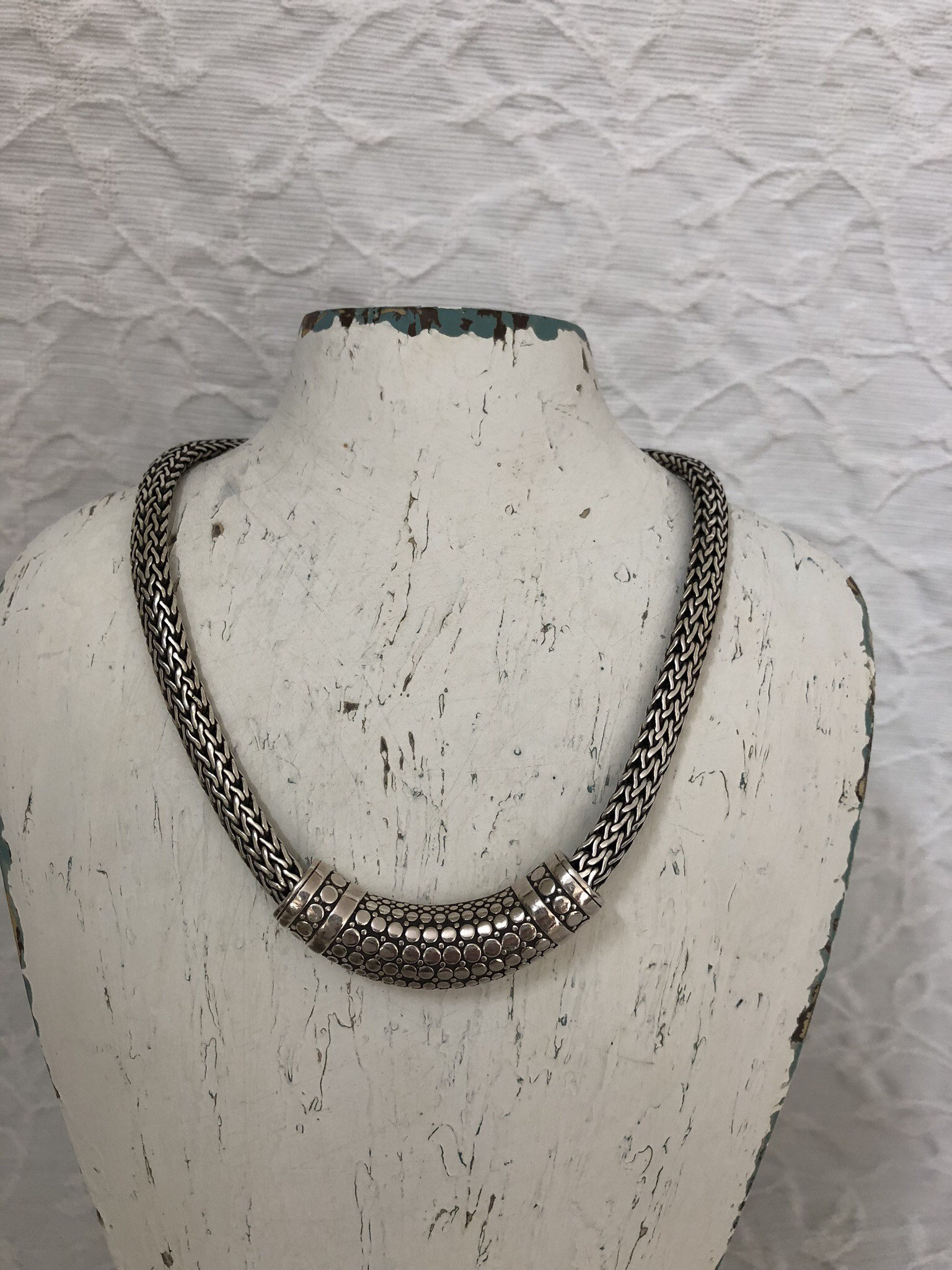 Vintage John Hardy Dot Halskette Und Slide Enhancer Sterling Silber 16" Vintage John Hardy Dot Halskette Und Slide Enhancer Sterling Silber 16" von HavenbytheSea