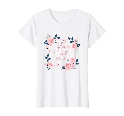 La Vie Est Belle "Life is Beautiful" Fashion Damen T-Shirt T-Shirt La Vie Est Belle "Life is Beautiful" Fashion Damen T-Shirt T-Shirt von Havenia