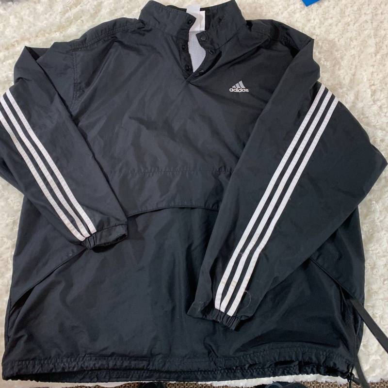 Adidas Herren Gr Xl Windbreaker Gefüttert Schwarz Weiß Vintage 1/2 Knopf Pull Over Jacke Mantel Track 1999 Adidas Herren Gr Xl Windbreaker Gefüttert Schwarz Weiß Vintage 1/2 Knopf Pull Over Jacke Mantel Track 1999 von Haventhisandthat