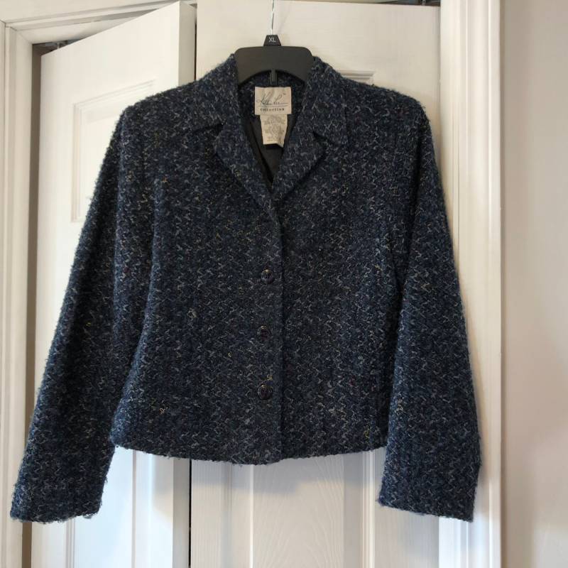 Kathie Lee Kollektion Womens Sz S Blau Gefüttert Jacke Mehrfarbig Navy Kathie Lee Kollektion Womens Sz S Blau Gefüttert Jacke Mehrfarbig Navy von Haventhisandthat