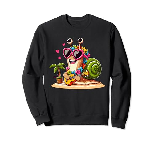 Lustige Schnecke Hawaii-Kostüm Kinder Sommer Urlaub Schnecke Sweatshirt Lustige Schnecke Hawaii-Kostüm Kinder Sommer Urlaub Schnecke Sweatshirt von Hawaii Snail Summer Costume For Women Men