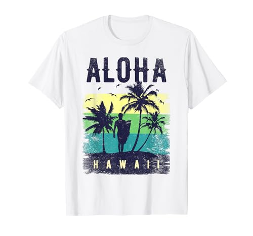 Aloha Surfbekleidung Surfzubehör für Damen und Herren T-Shirt Aloha Surfbekleidung Surfzubehör für Damen und Herren T-Shirt von Hawaii Surf Gifts Surf Shirts For Men Surfer Girl