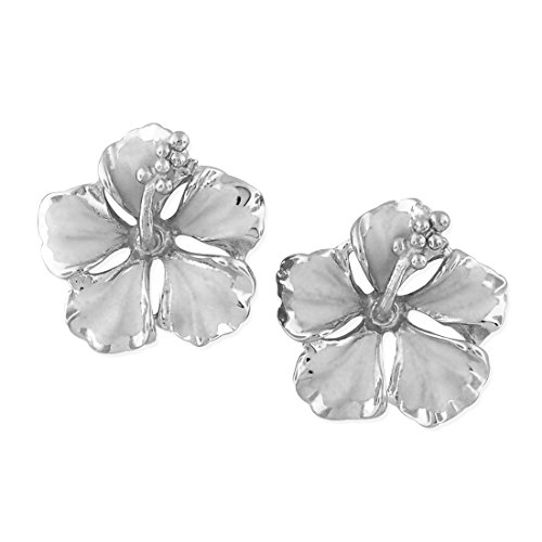 Sterling Silber 1/5,1 cm Hibiskus Ohrstecker by Hawaiian Silber Schmuck Sterling Silber 1/5,1 cm Hibiskus Ohrstecker by Hawaiian Silber Schmuck von Hawaiian Silver Jewelry