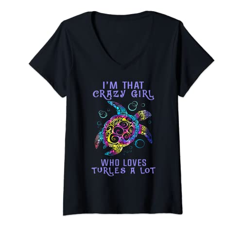 Damen Hawaiian Tie Dye Sea Turtle Hawaii Shirt für Damen und Herren T-Shirt mit V-Ausschnitt Damen Hawaiian Tie Dye Sea Turtle Hawaii Shirt für Damen und Herren T-Shirt mit V-Ausschnitt von Hawaiian Tie Dye Sea Turtle Hawaii Polynesian Tee