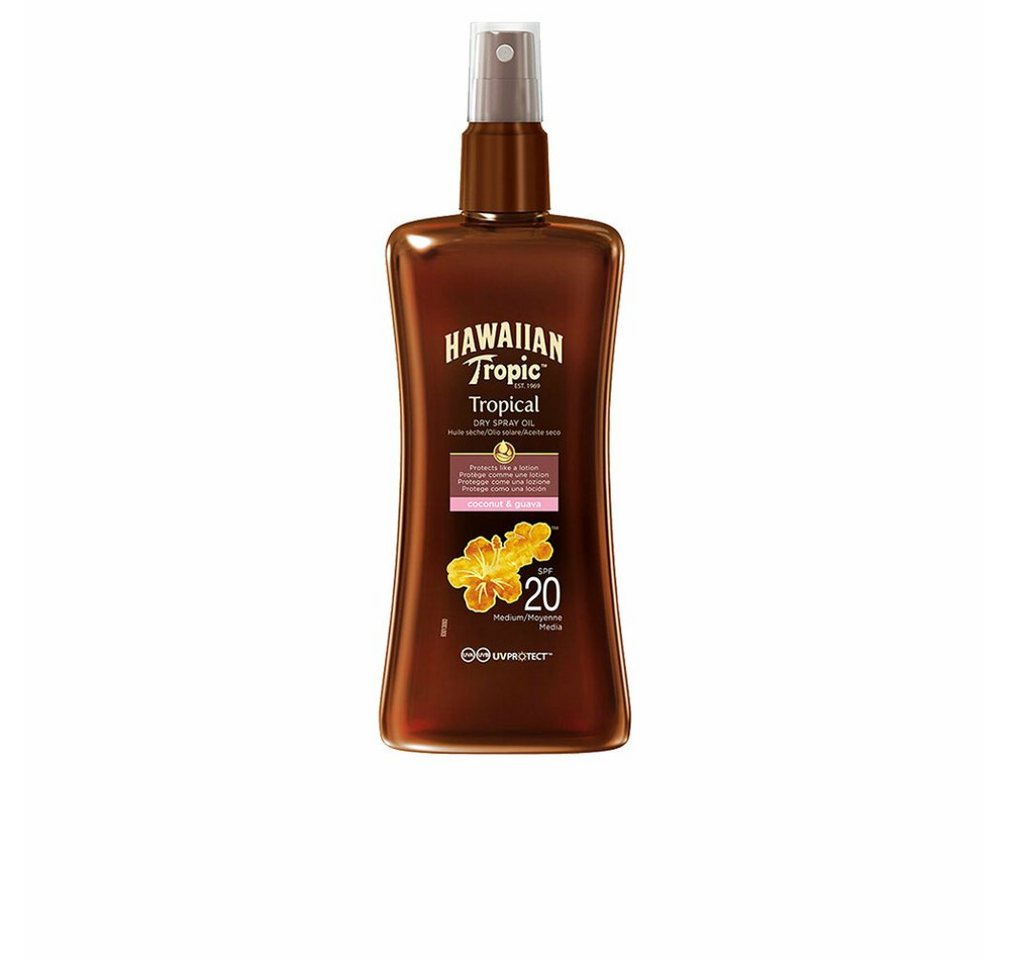 Hawaiian Tropic Deo-Roller Protective Dry Spray Oil Spf20 Medium 200ml von Hawaiian Tropic