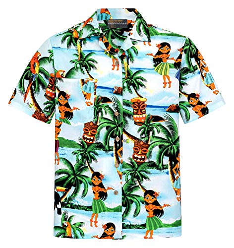Hawaii Hemd Männer Baumwolle Größe S - 8XL Kurzarm Aloha Girls … von Hawaiihemdshop