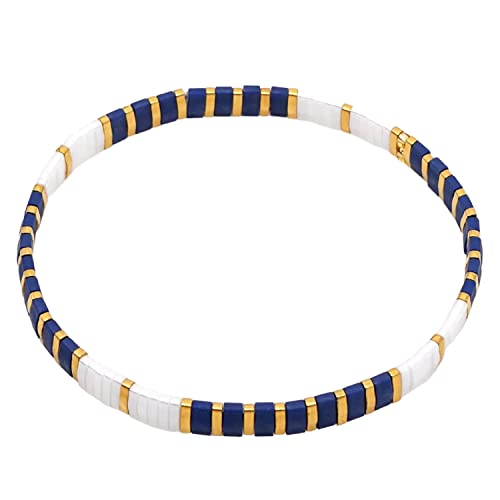 Hawhy Handgefertigtes Stretch Miyuki Perlen Armband für Mädchen und Damen (T05) von Hawhy