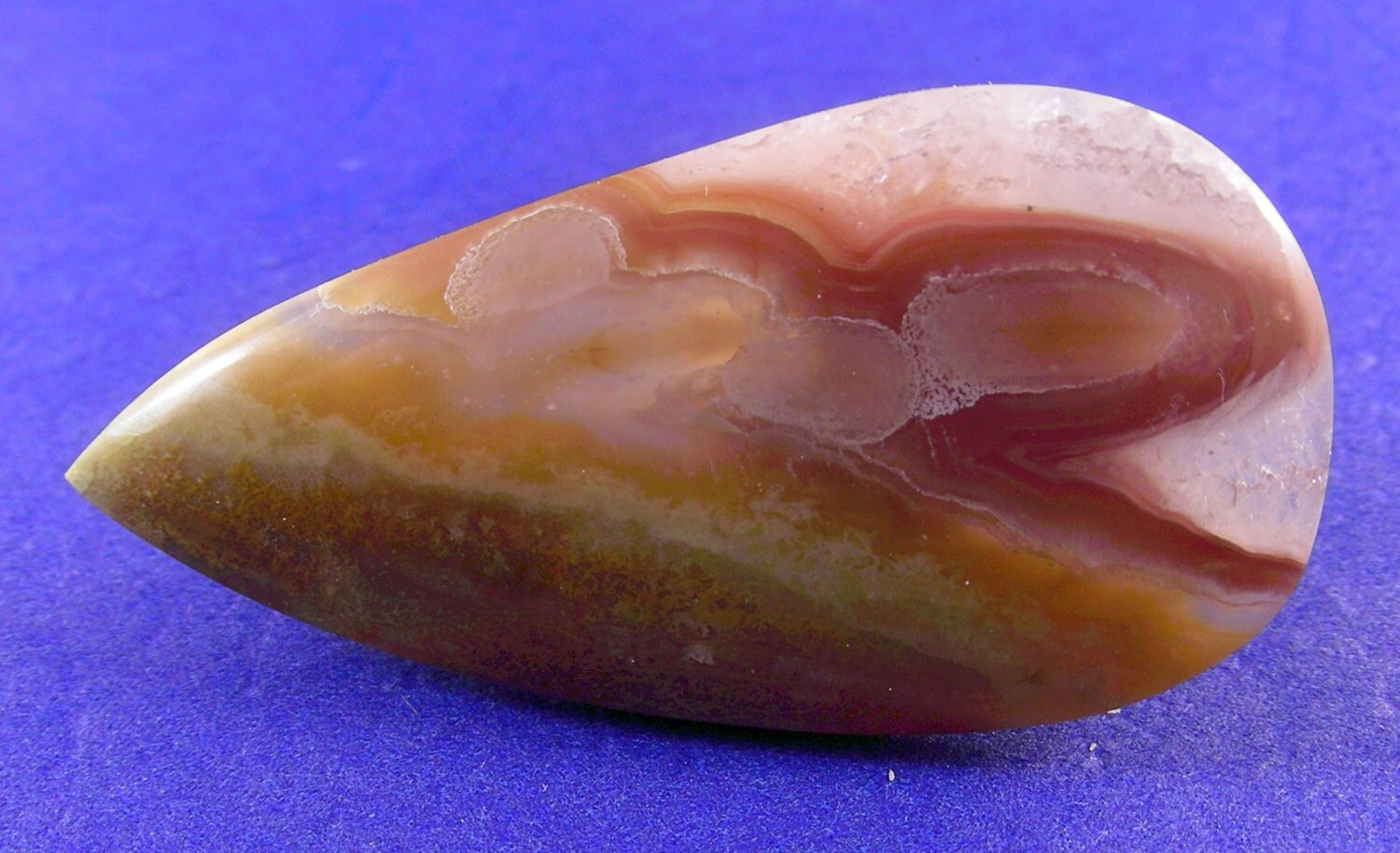 Agua Nueva Achat Cabochon Agua Nueva Achat Cabochon von Hawkeyeagates