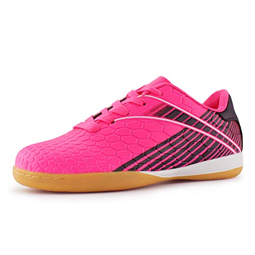 Hawkwell Bequeme sportliche Indoor-Fußballschuhe für Kinder, Rosa EU 29 von Hawkwell