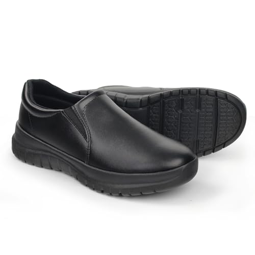 Hawkwell Damen Slipper, leichte, Wasserabweisende Krankenschwesterschuhe, rutschfeste Arbeitsschuhe für das Gesundheitswesen, Schwarz, Synthetik, EU 40 Hawkwell Damen Slipper, leichte, Wasserabweisende Krankenschwesterschuhe, rutschfeste Arbeitsschuhe für das Gesundheitswesen, Schwarz, Synthetik, EU 40 von Hawkwell