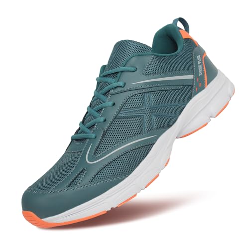 Hawkwell Herren-Sneakers in Übergröße, lässig, leicht, zum Gehen, Sportschuhe, EU-Größe 47 48 49 50 51 52 53, grünes Netz, EU 50 von Hawkwell