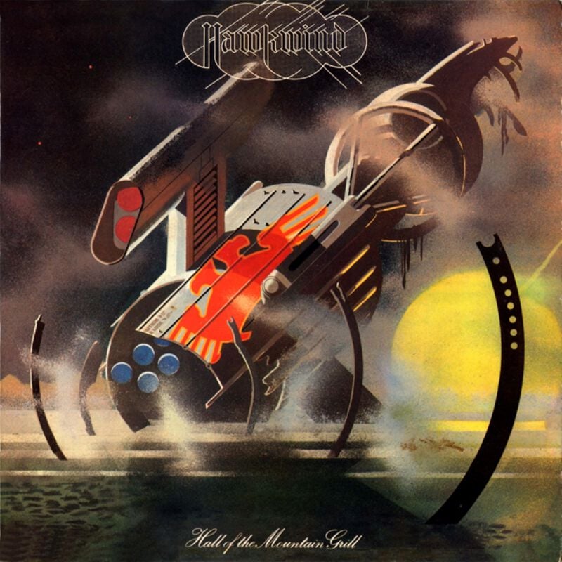 Hawkwind Hall of the mountain grill LP multicolor von Hawkwind