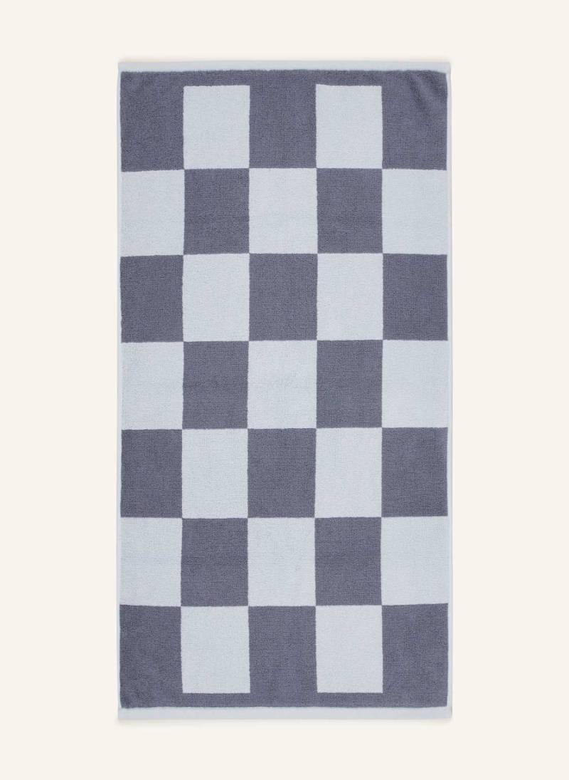 Hay Badematte Check blau von Hay