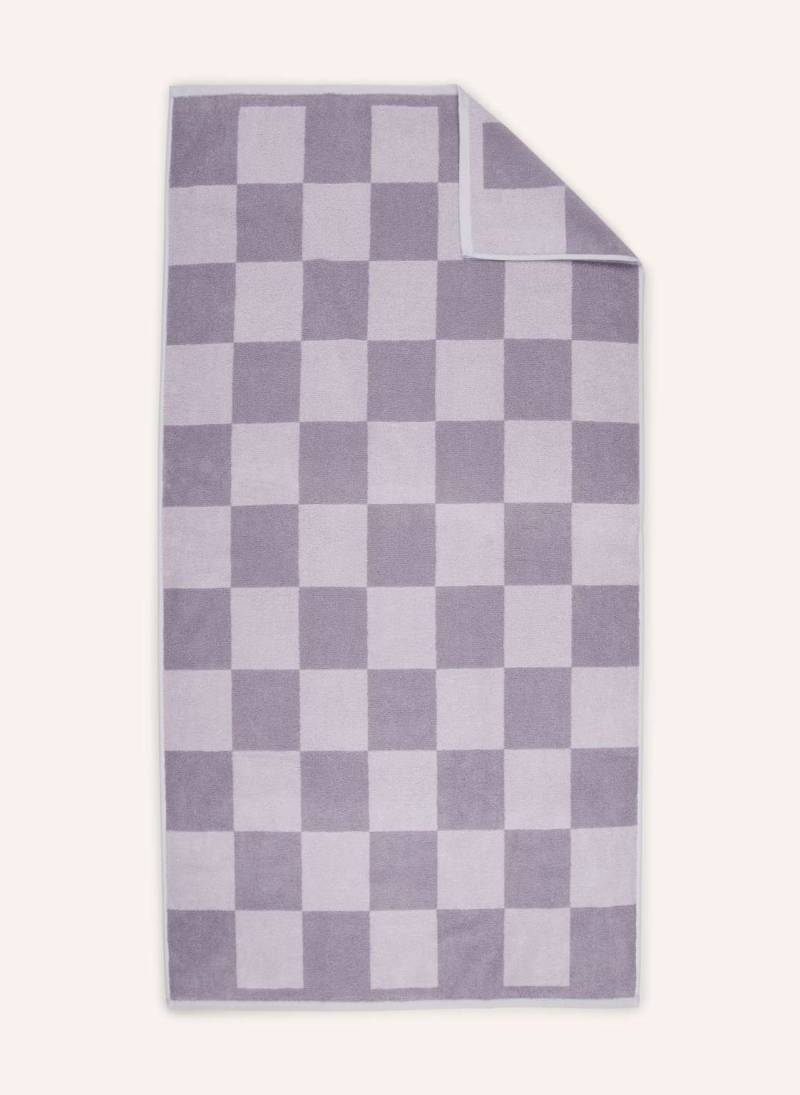 Hay Duschtuch Check lila von Hay