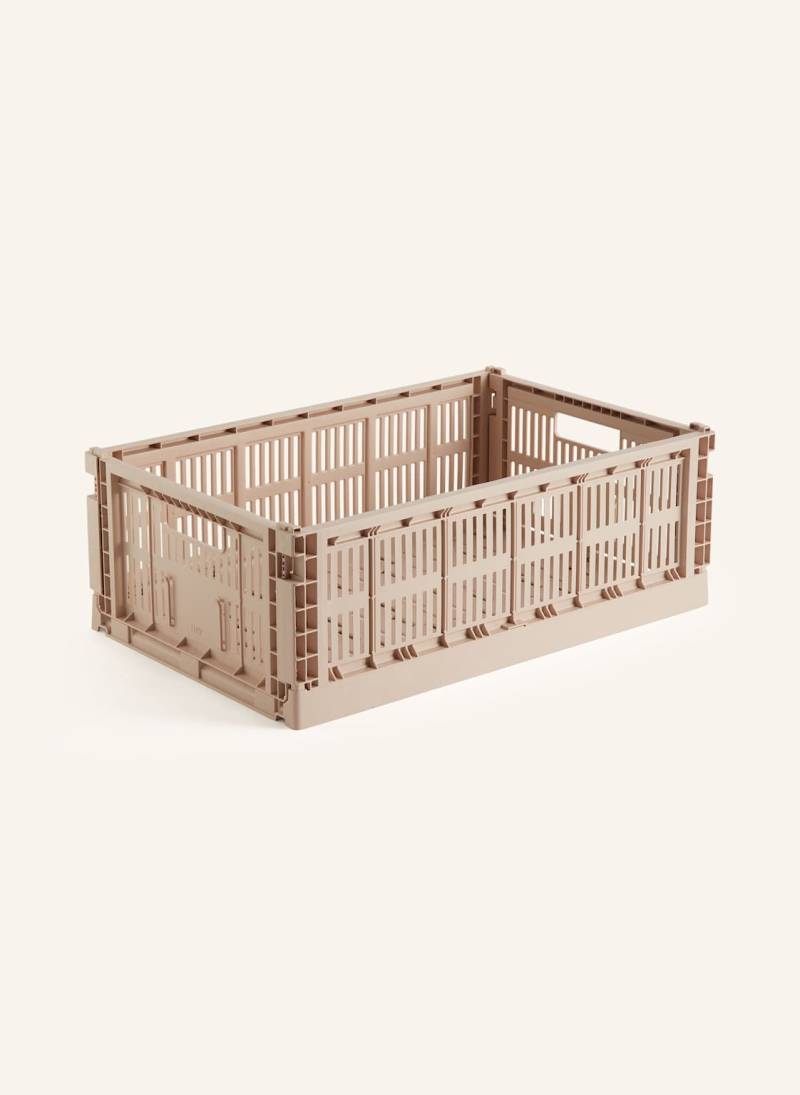 Hay Klappbox Colour Crate Large rosa von Hay