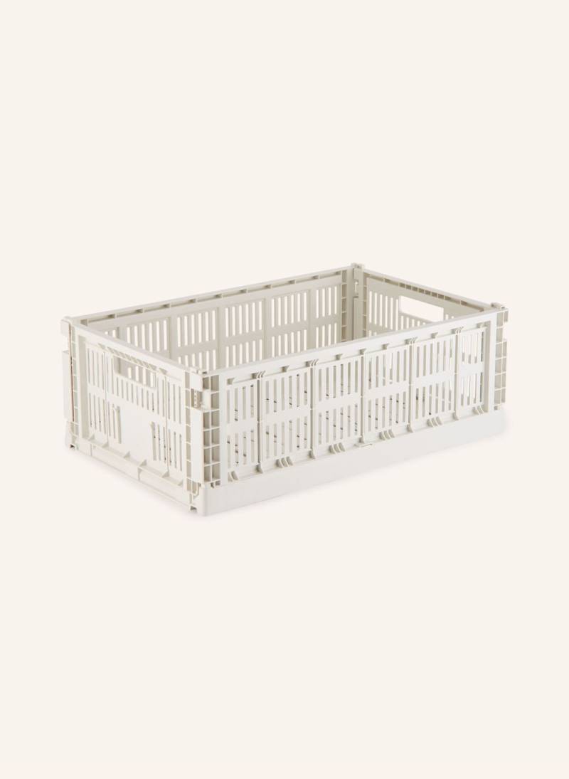 Hay Klappbox Colour Crate Large weiss von Hay