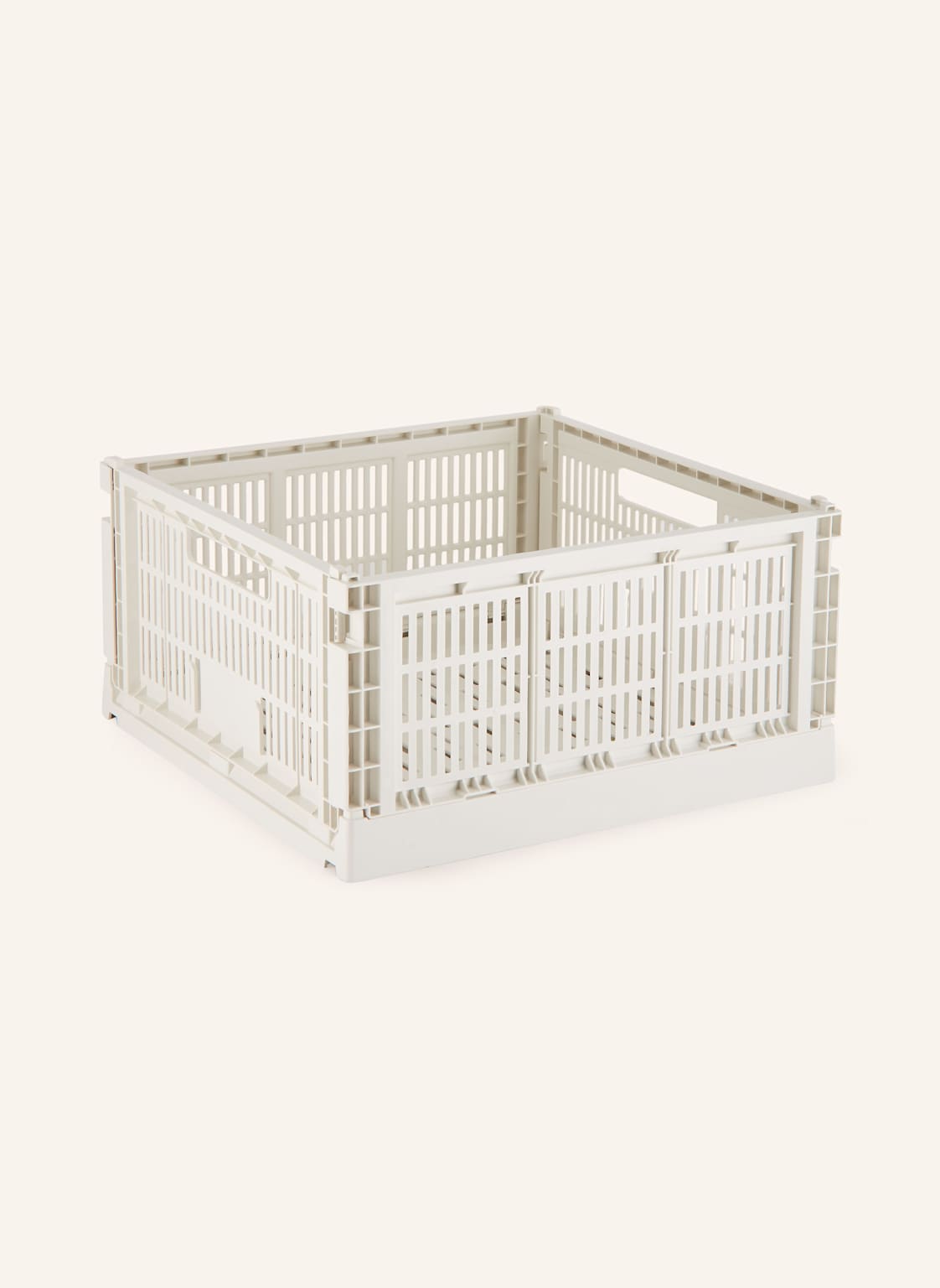 Hay Klappbox Colour Crate Large weiss Hay Klappbox Colour Crate Large weiss von Hay