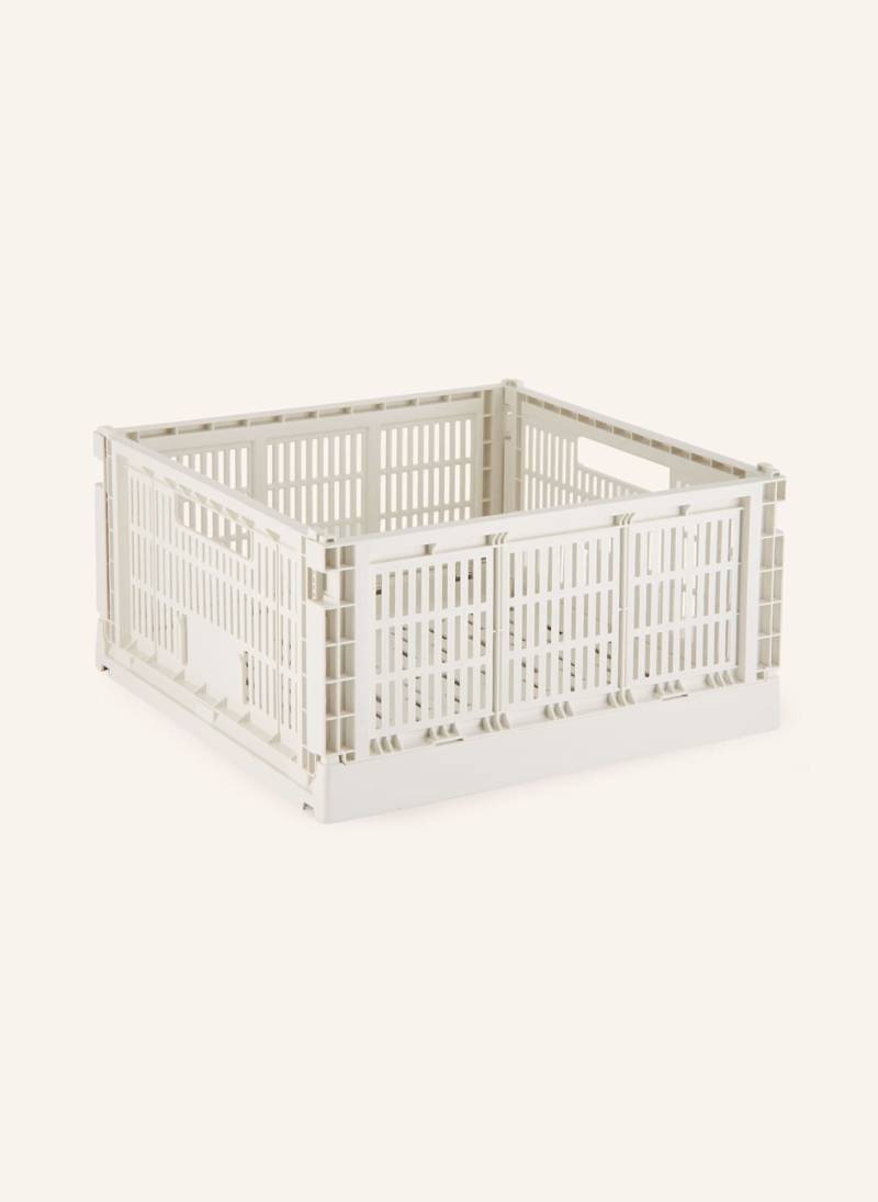 Hay Klappbox Colour Crate Large weiss von Hay