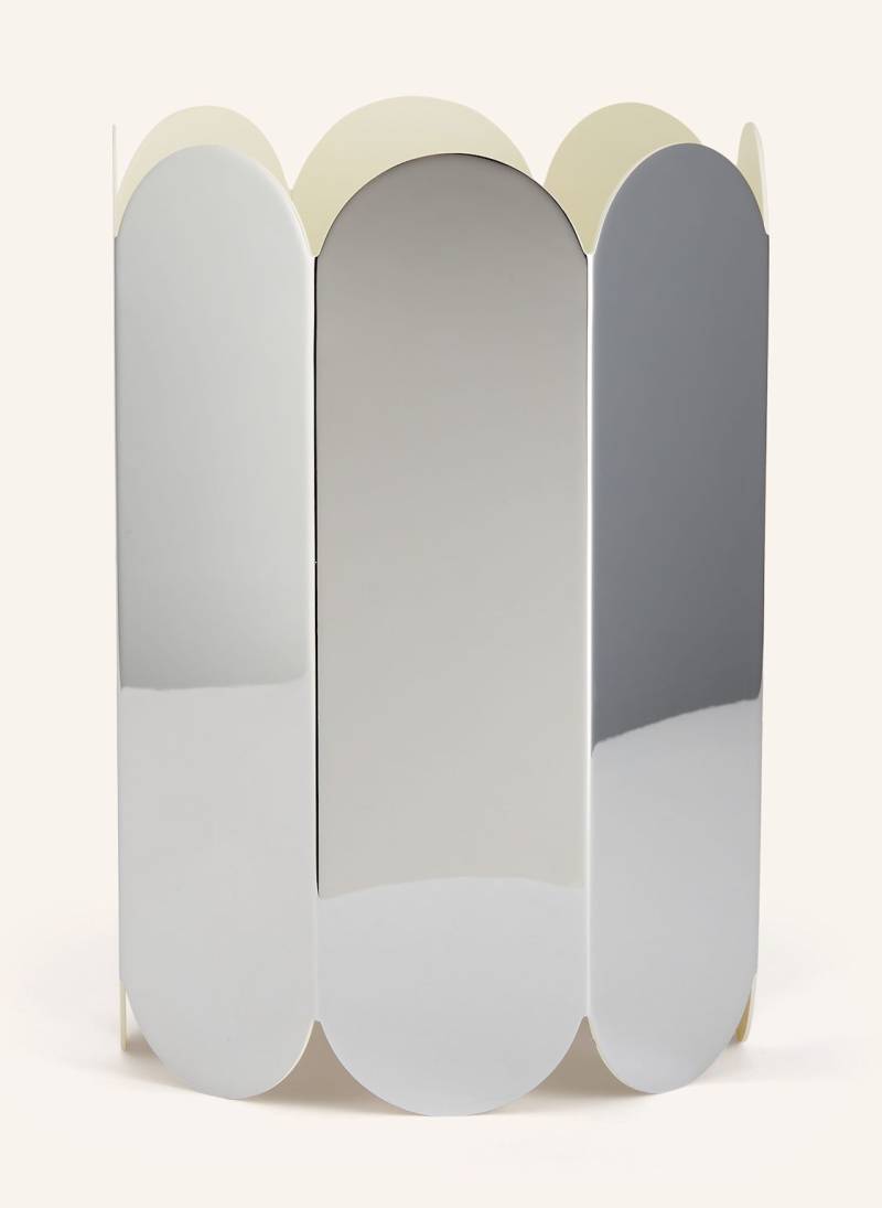 Hay Vase Arcs Large silber von Hay