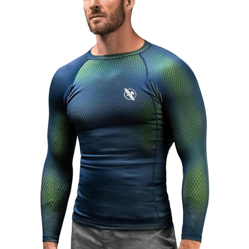 Hayabusa Fusion Rashguard - Blauw/Groen von Hayabusa