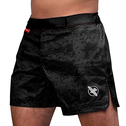 Hayabusa Hex Mid-Length Fight Shorts - Zwart von Hayabusa