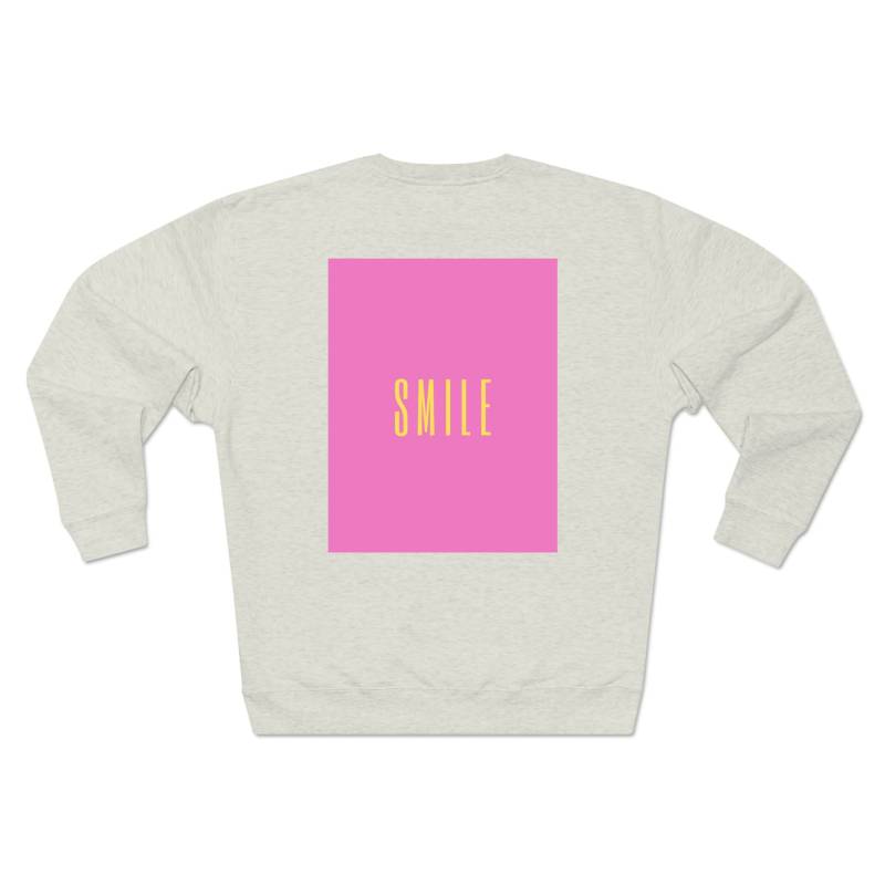 Grauer Hoodie Mit Pinkem Rückendruck "Smile" Grauer Hoodie Mit Pinkem Rückendruck "Smile" von HaydenOutfits