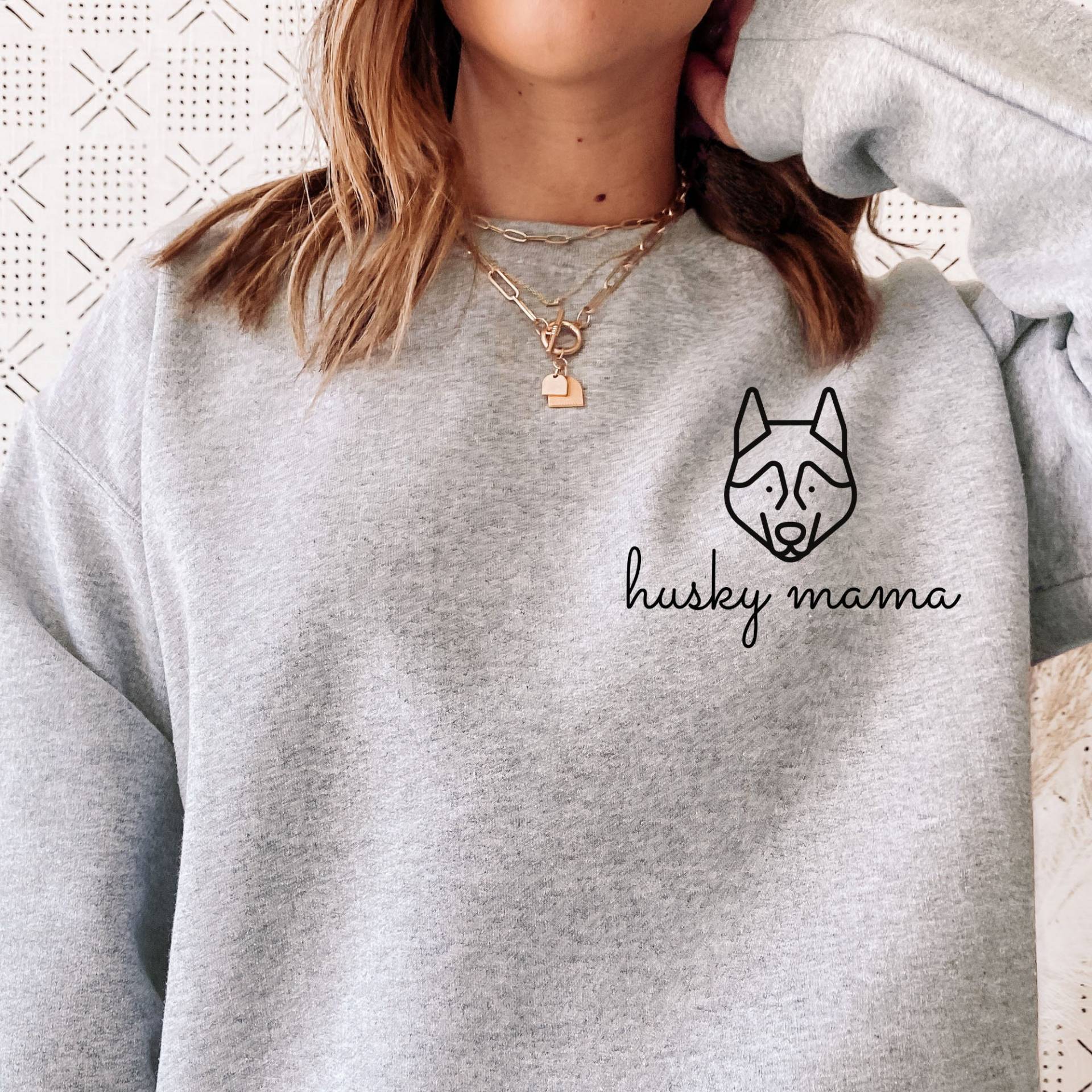 Husky Mama Sweatshirt, Liebhaber Geschenk, Hundeliebhaber Mom Siberian Sweatshirt von HaylieMaeDesigns