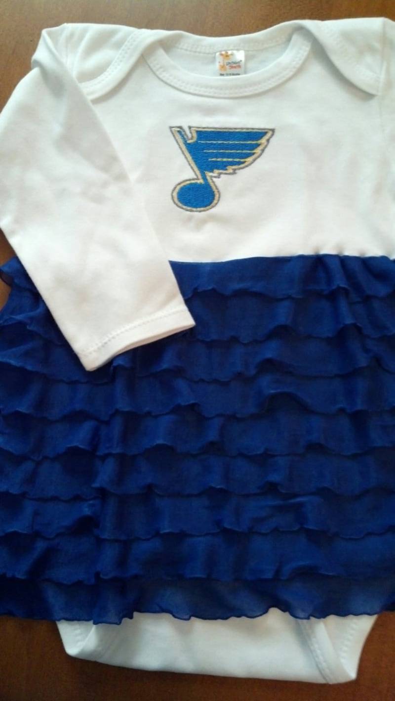 Blue Note Rüschen Kleid/Blues Hockey Cheerleader Inspiriert Blue Note Rüschen Kleid/Blues Hockey Cheerleader Inspiriert von HayliesHandiwork