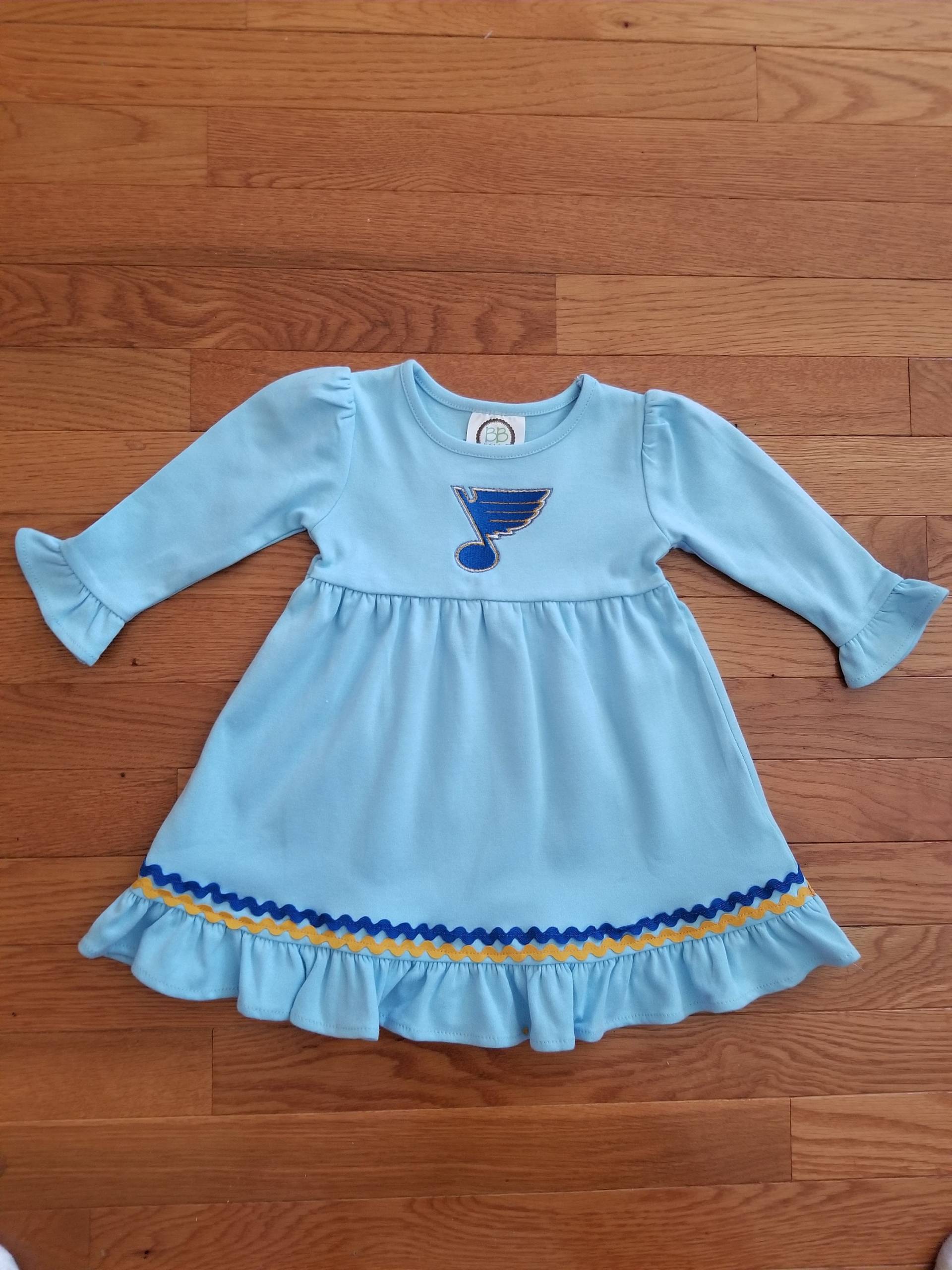 Inspiriert Von St. Louis Blues Langarm Kleid Ideal Für Hockey Fans Inspiriert Von St. Louis Blues Langarm Kleid Ideal Für Hockey Fans von HayliesHandiwork