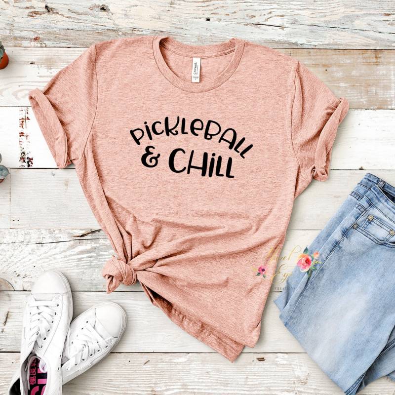 Pickleball Und Kühlen, Tank-Top, Top, T-Shirt von HazelEyeCreations