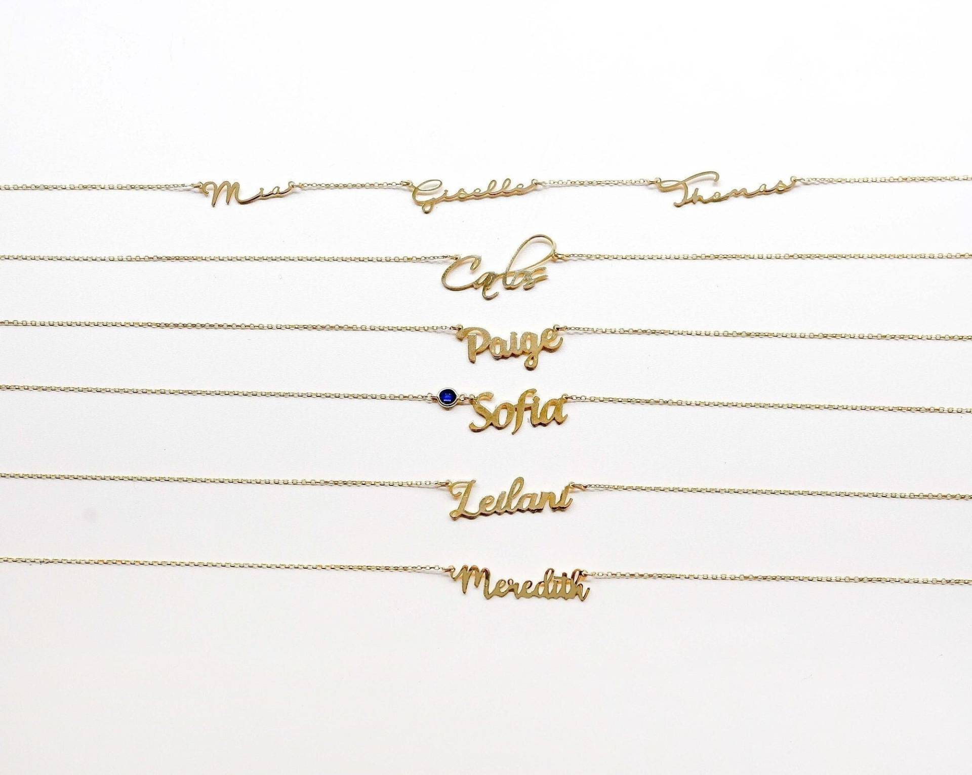 Name Halskette, Personalisierte Anhänger Halskette Benutzerdefinierte Namen Minimalist Schmuck Für Frauen Ihre Weihnachtsgeschenke von HazelJewelryHouse