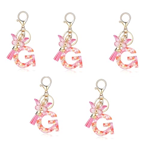 Haztholf G Modischer Buchstabe Rosa Buchstabe Schlüssel Kristall Epoxy Damen Anhänger Haztholf G Modischer Buchstabe Rosa Buchstabe Schlüssel Kristall Epoxy Damen Anhänger von Haztholf