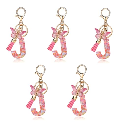 Haztholf J Art Mode Rosa Buchstabe Schlüssel Kristall Epoxy Damen Anhänger Haztholf J Art Mode Rosa Buchstabe Schlüssel Kristall Epoxy Damen Anhänger von Haztholf