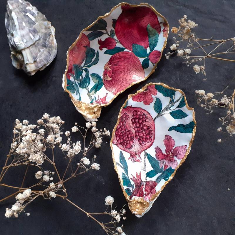 Handgefertigte Austerndekoration Pomegranate Geschenk Handgefertigte Austerndekoration Pomegranate Geschenk von HazyLou