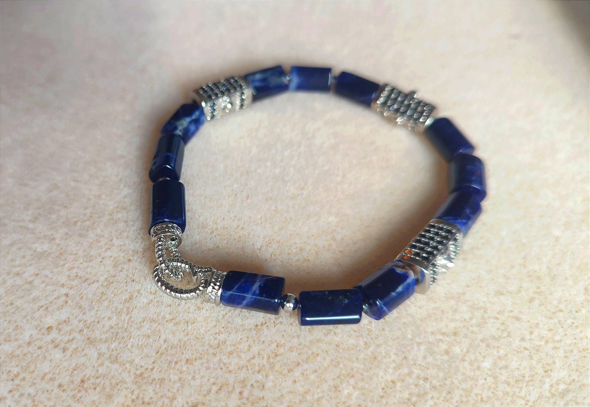 Herren/Unisex Armband Aus Sodalith Herren/Unisex Armband Aus Sodalith von Hazzzi