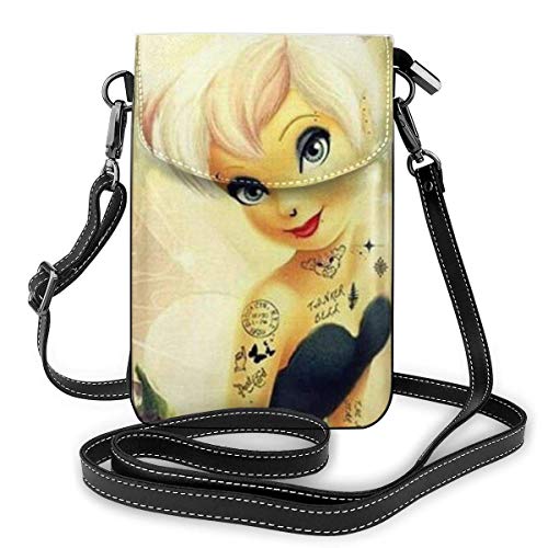 Hdadwy Tinkerbell und Fee (51) Handy Geldbörse Umhängetasche Travel Daypack Frauen Mädchen Party Geschenk von Hdadwy