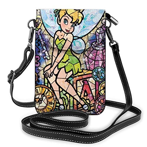 Hdadwy Tinkerbell und Fee Handy Geldbörse Umhängetasche Travel Daypack Frauen Mädchen Party Geschenk von Hdadwy