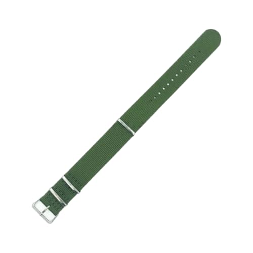 Hdhfjks 12/14/16/18/20/22/24 mm gewebtes Nylonband, Stoffband, Outdoor-Sport, lässig und vielseitig,Grün,16 mm Hdhfjks 12/14/16/18/20/22/24 mm gewebtes Nylonband, Stoffband, Outdoor-Sport, lässig und vielseitig,Grün,16 mm von Hdhfjks