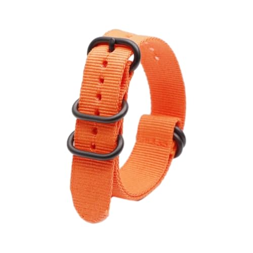 Hdhfjks 18/20/22/24 mm Nylon-Ersatzarmband, Outdoor-Sportzubehör, lässig und vielseitig, geeignet für Smartwatches,Orange,22 mm Hdhfjks 18/20/22/24 mm Nylon-Ersatzarmband, Outdoor-Sportzubehör, lässig und vielseitig, geeignet für Smartwatches,Orange,22 mm von Hdhfjks