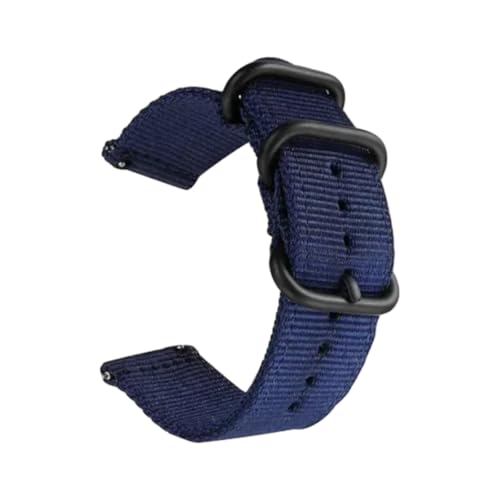 Hdhfjks 18/20/22/24 mm Nylon-Ersatzarmband, Schnellverschluss, passend für Smartwatches, verstellbar,Blau,18 mm Hdhfjks 18/20/22/24 mm Nylon-Ersatzarmband, Schnellverschluss, passend für Smartwatches, verstellbar,Blau,18 mm von Hdhfjks