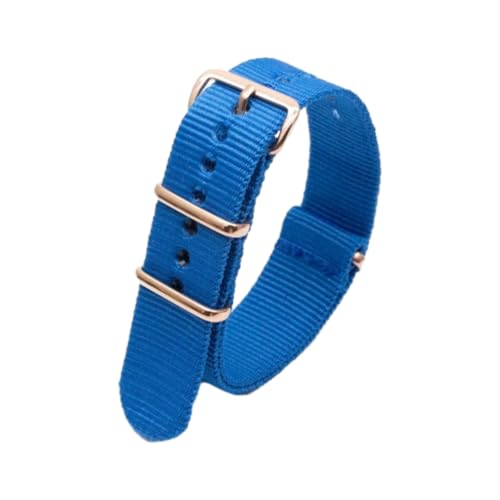 Hdhfjks 18/20/22/24 mm Nylon-Ersatzarmband, Uhrenzubehör, langlebig, atmungsaktiv, waschbar,Himmelblau,24 mm Hdhfjks 18/20/22/24 mm Nylon-Ersatzarmband, Uhrenzubehör, langlebig, atmungsaktiv, waschbar,Himmelblau,24 mm von Hdhfjks