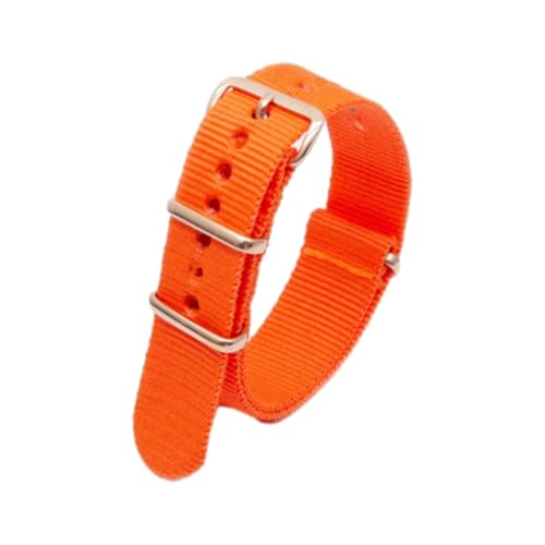 Hdhfjks 18/20/22/24 mm Nylon-Ersatzarmband, Uhrenzubehör, langlebig, atmungsaktiv, waschbar,Orange,24 mm Hdhfjks 18/20/22/24 mm Nylon-Ersatzarmband, Uhrenzubehör, langlebig, atmungsaktiv, waschbar,Orange,24 mm von Hdhfjks