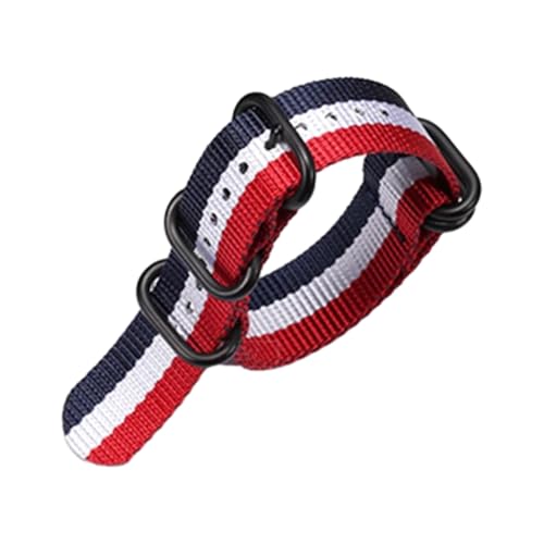Hdhfjks 18/20/22/24 mm Uhrenarmband aus Canvas-Nylon, langlebig, Uhrenzubehör, atmungsaktiv, lässig und vielseitig,Rot weiß 1blau 1,24 mm Hdhfjks 18/20/22/24 mm Uhrenarmband aus Canvas-Nylon, langlebig, Uhrenzubehör, atmungsaktiv, lässig und vielseitig,Rot weiß 1blau 1,24 mm von Hdhfjks