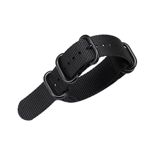 Hdhfjks 18/20/22/24 mm Uhrenarmband aus Canvas-Nylon, langlebig, Uhrenzubehör, atmungsaktiv, lässig und vielseitig,Schwarz 1,22 mm Hdhfjks 18/20/22/24 mm Uhrenarmband aus Canvas-Nylon, langlebig, Uhrenzubehör, atmungsaktiv, lässig und vielseitig,Schwarz 1,22 mm von Hdhfjks