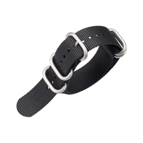 Hdhfjks 18/20/22/24 mm Uhrenarmband aus Canvas-Nylon, langlebig, Uhrenzubehör, atmungsaktiv, lässig und vielseitig,Schwarz 2,22 mm Hdhfjks 18/20/22/24 mm Uhrenarmband aus Canvas-Nylon, langlebig, Uhrenzubehör, atmungsaktiv, lässig und vielseitig,Schwarz 2,22 mm von Hdhfjks