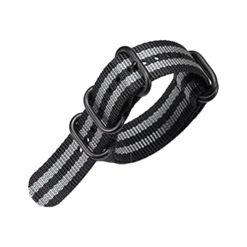 Hdhfjks 18/20/22/24 mm Uhrenarmband aus Canvas-Nylon, langlebig, Uhrenzubehör, atmungsaktiv, lässig und vielseitig,Schwarz Grau 1,18 mm Hdhfjks 18/20/22/24 mm Uhrenarmband aus Canvas-Nylon, langlebig, Uhrenzubehör, atmungsaktiv, lässig und vielseitig,Schwarz Grau 1,18 mm von Hdhfjks
